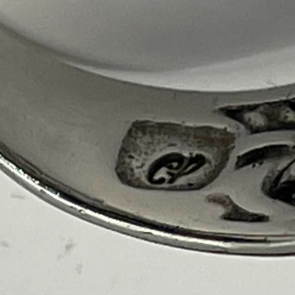Carolyn Pollack Large Swirly Dome Sterling Silver Designer Ring - approx… - Picture 8 of 13